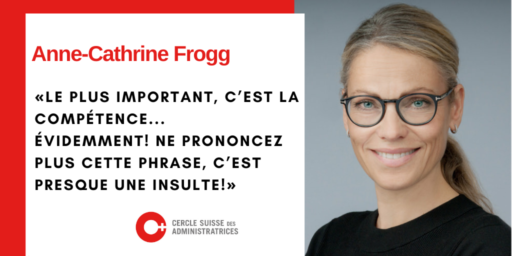 Anne-Cathrine Frogg à propos de la diversité dans les conseils d'administration