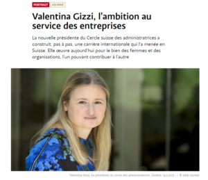 Valentina Gizzi dans le Temps 08.06.23