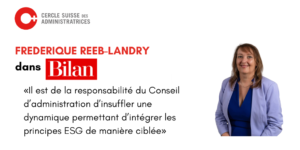 Frédérique Reeb-Landry dans Bilan